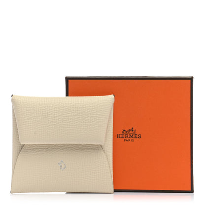 Hermes Epsom Horseshoe Verso Bastia Coin Purse Nata Gold 9 of 9