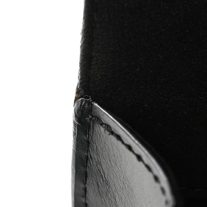 Louis Vuitton Calfskin Chain Louise MM Black 12 of 14