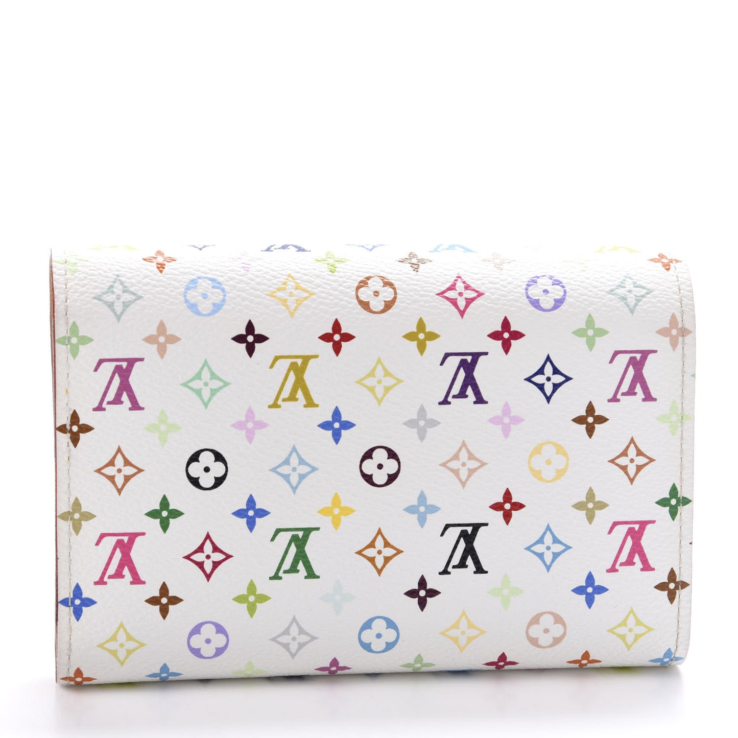 Monogram Multicolor Alexandra Wallet White