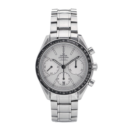 Omega Stainless Steel 40mm Speedmaster Racing Co-Axial Chronograph Automatic Watch White 326.30.40.50.02.001 1 of 16