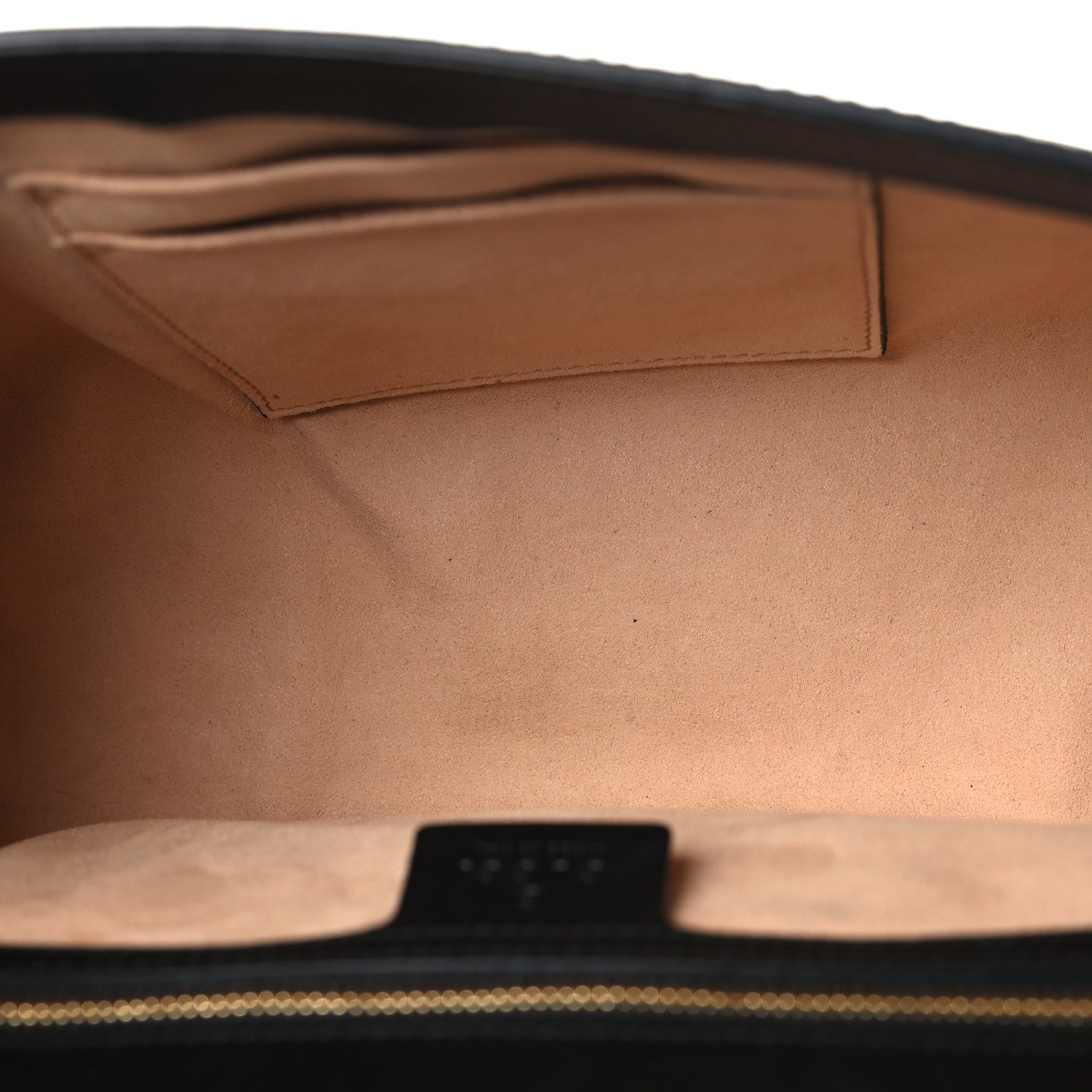 Gucci Guccissima Medium Padlock Shoulder Bag Black 5 of 10