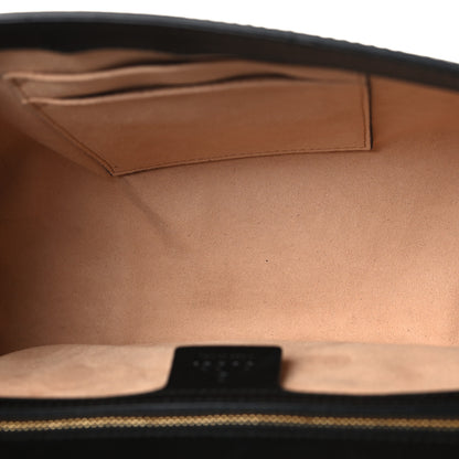 Gucci Guccissima Medium Padlock Shoulder Bag Black 5 of 10