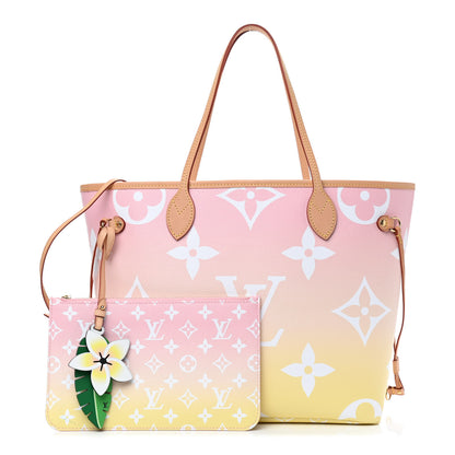 Louis Vuitton Monogram Giant By The Pool Neverfull MM Light Pink 1 of 8