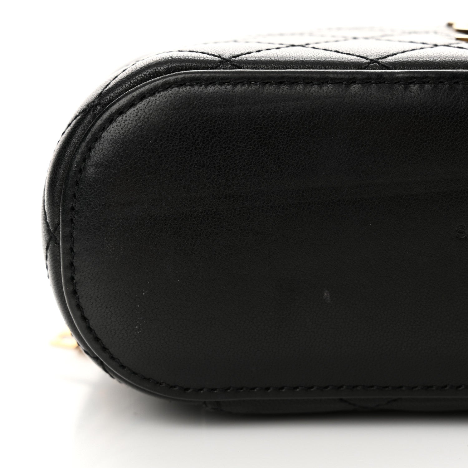 Saint Laurent Lambskin Quilted Mini Gaby Vanity Case Black 11 of 13