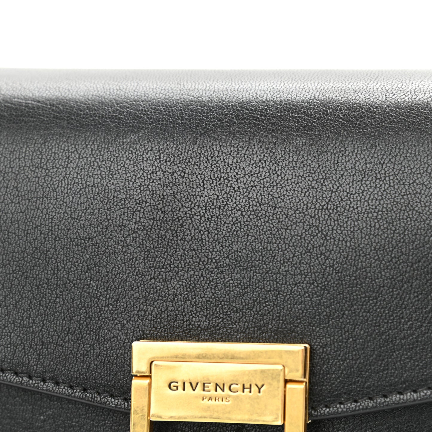 Goatskin Suede Small GV3 Shoulder Bag Black