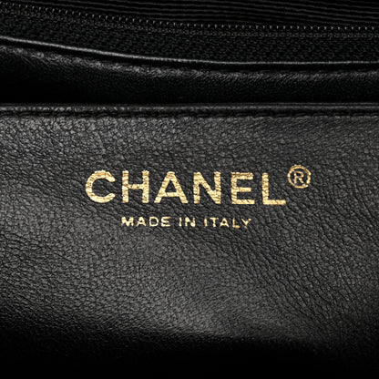 Chanel Caviar Quilted Jumbo Kelly Flap Black 6 of 12