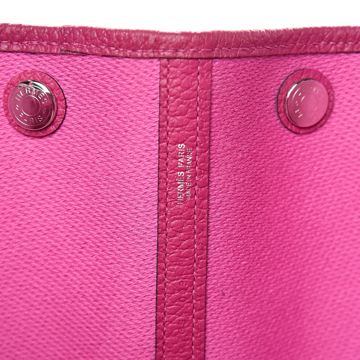 Toile Negonda Garden Party Tote 36 MM Rose Pourpre