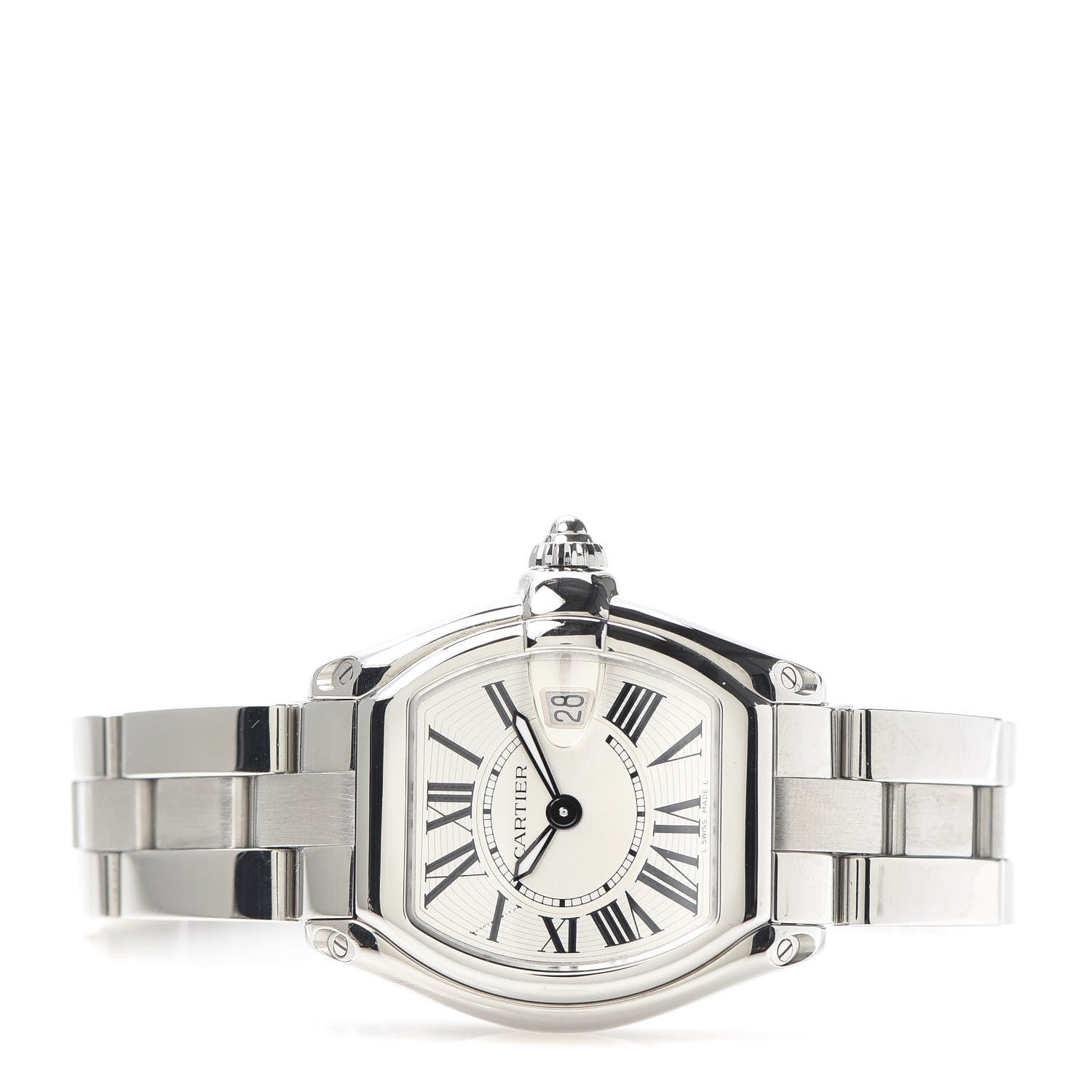 Cartier Stainless Steel 31mm Roadster Quartz Watch 3 of 6