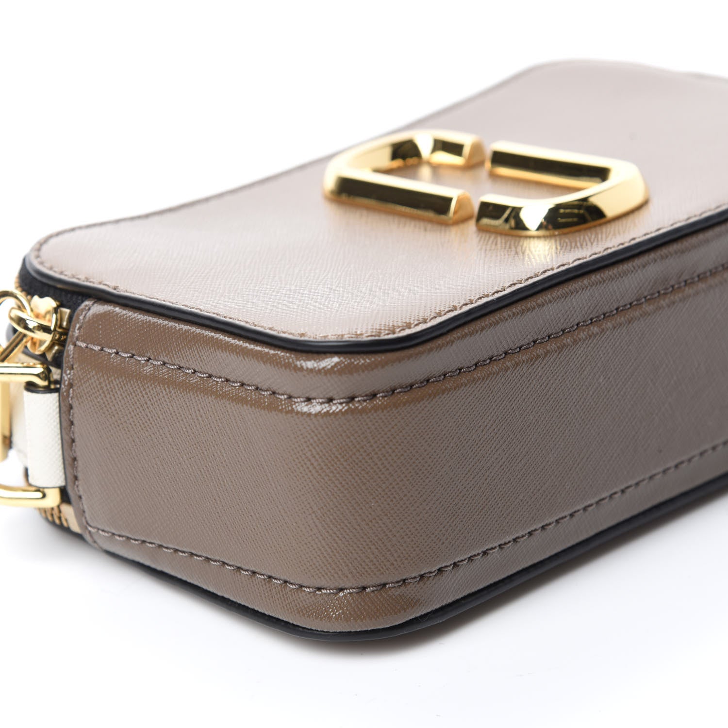 Marc Jacobs Saffiano Small Snapshot Camera Bag Sandcastle 6 of 10