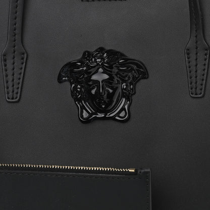 Versace Saffiano Palazzo Medusa Tote Black 7 of 9