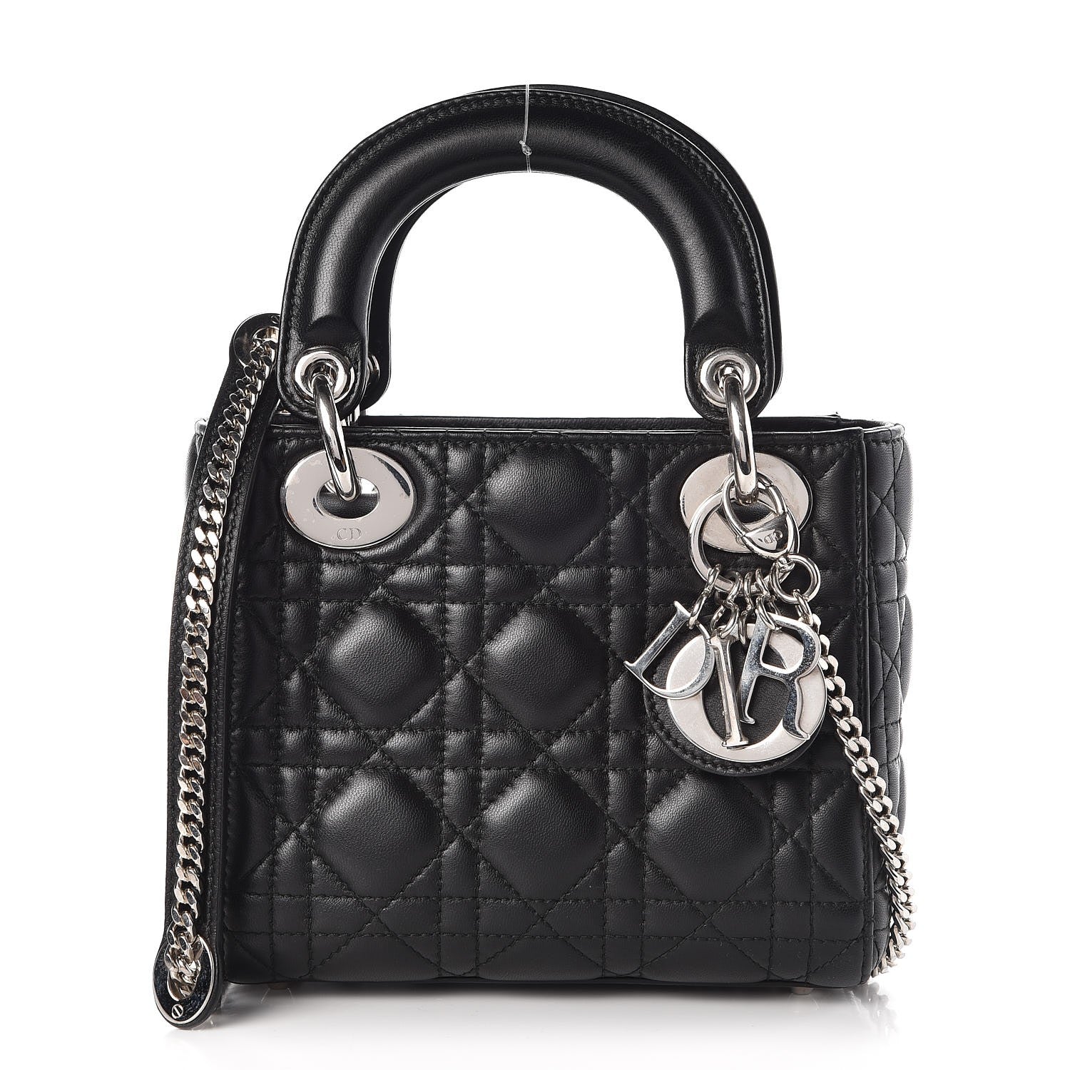 Christian Dior Lambskin Cannage Mini Lady Dior Black 1 of 11