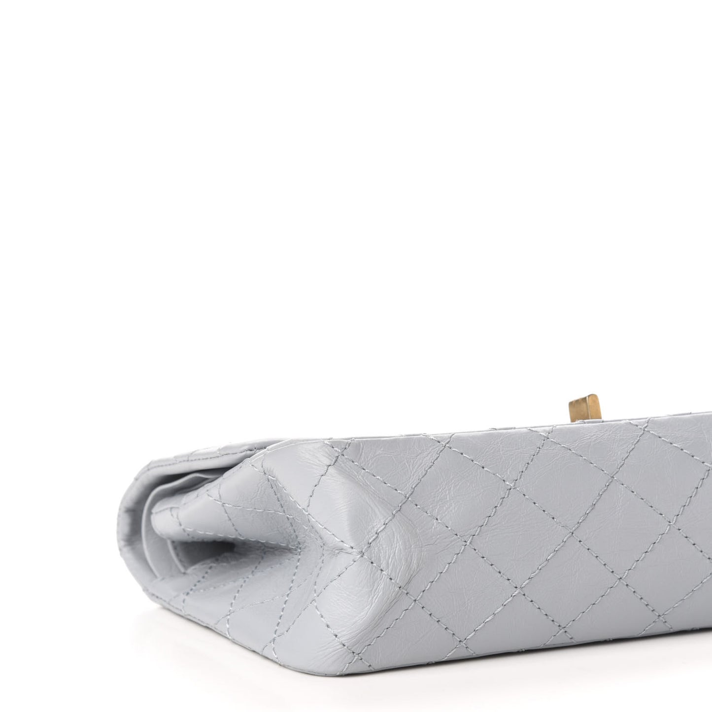 Aged Calfskin Quilted 2.55 Reissue 225 Flap Grey