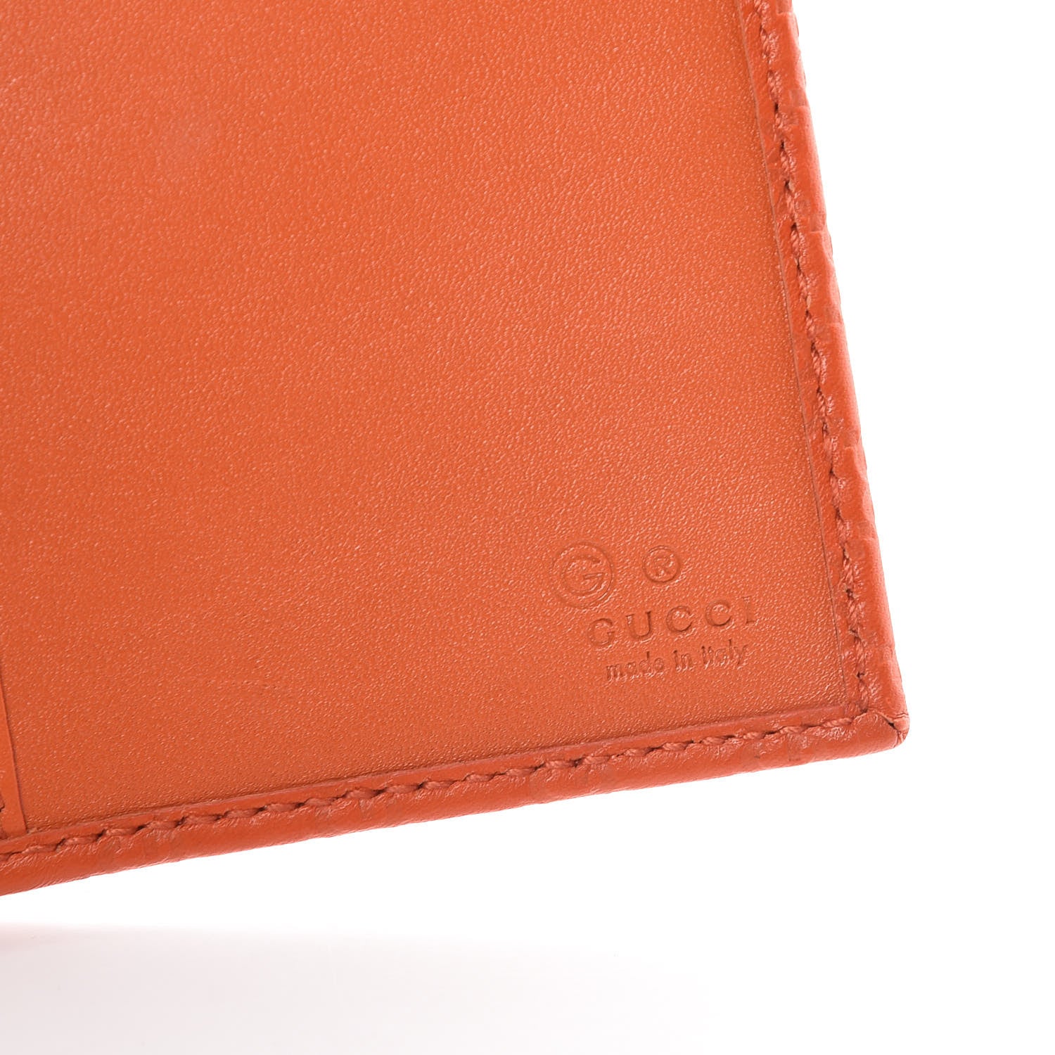 Gucci Soft Microguccissima Continental Wallet Sun Orange 7 of 9