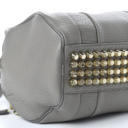 Alexander Wang Pebbled Lambskin Rockie Gray Pale Gold Hardware 6 of 9