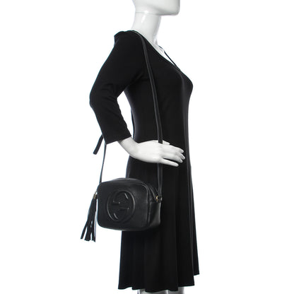 Gucci Pebbled Calfskin Small Soho Disco Bag Black 2 of 9