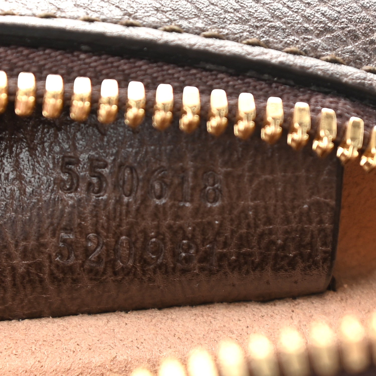 Gucci GG Supreme Monogram Web Mini Ophidia Round Shoulder Bag Brown 7 of 10
