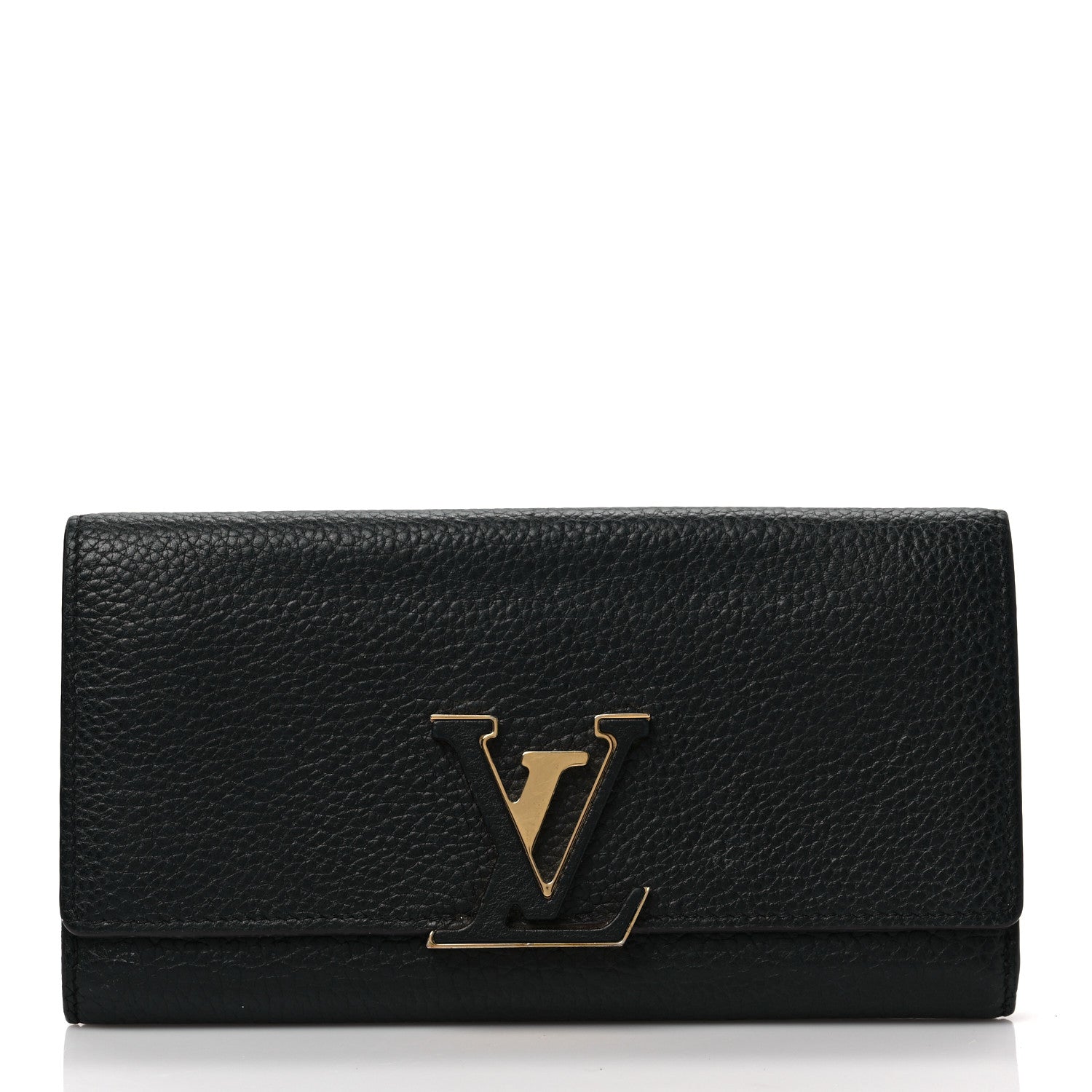 Louis Vuitton Taurillon Capucines Wallet Black 1 of 7