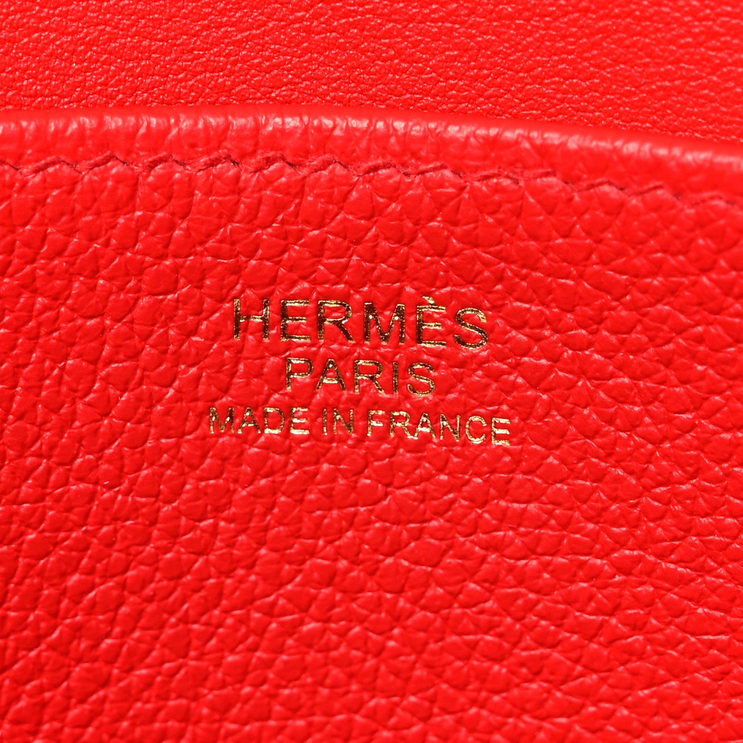 Hermes Evercolor Halzan 25 Rouge De Coeur 7 of 11