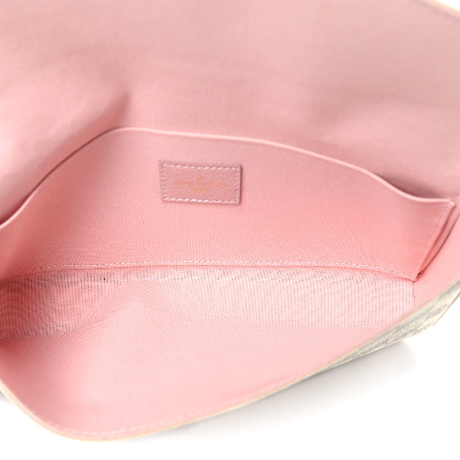 Louis Vuitton Damier Azur Pochette Felicie Chain Wallet Rose Ballerine 5 of 5