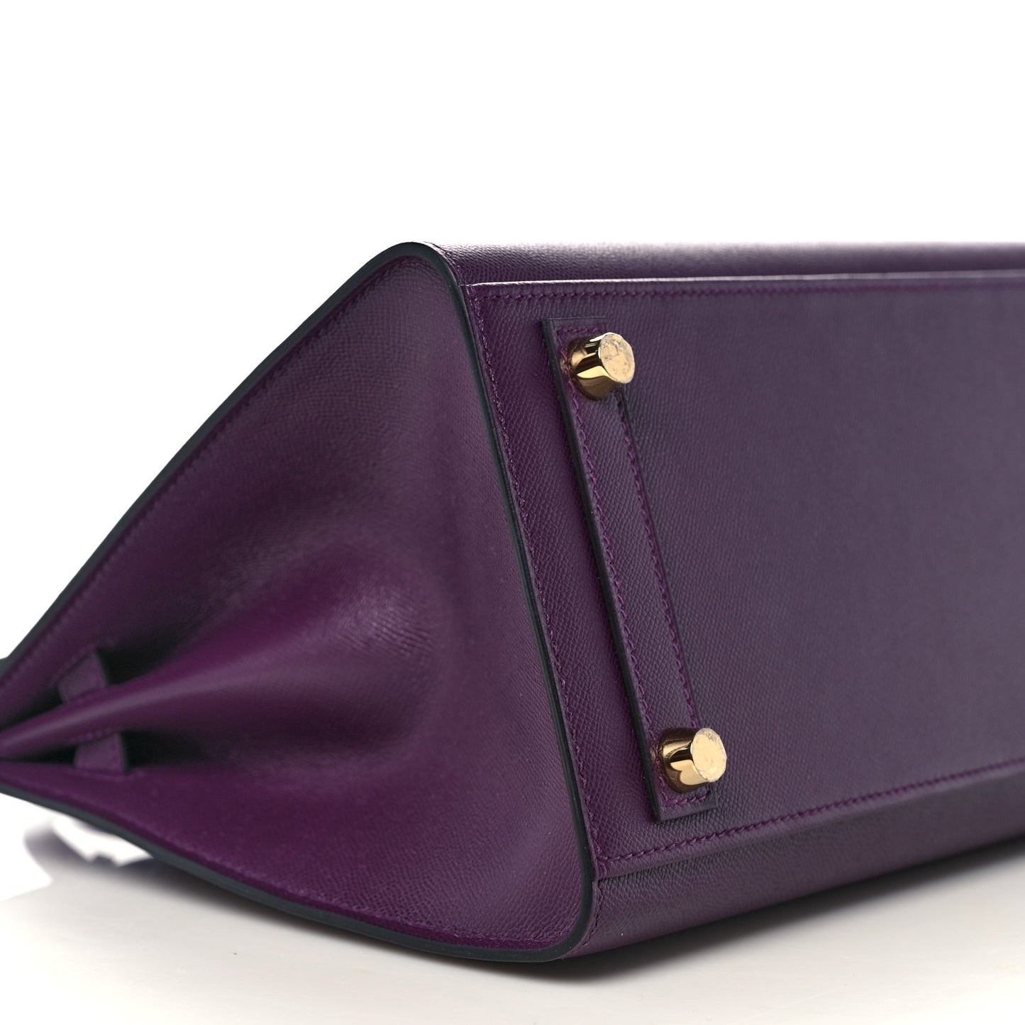 Madame Calfskin Birkin Sellier 25 Cassis