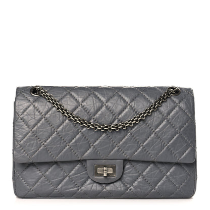 Chanel Aged Calfskin Quilted 2.55 Reissue 226 Flap Grey 1 of 9