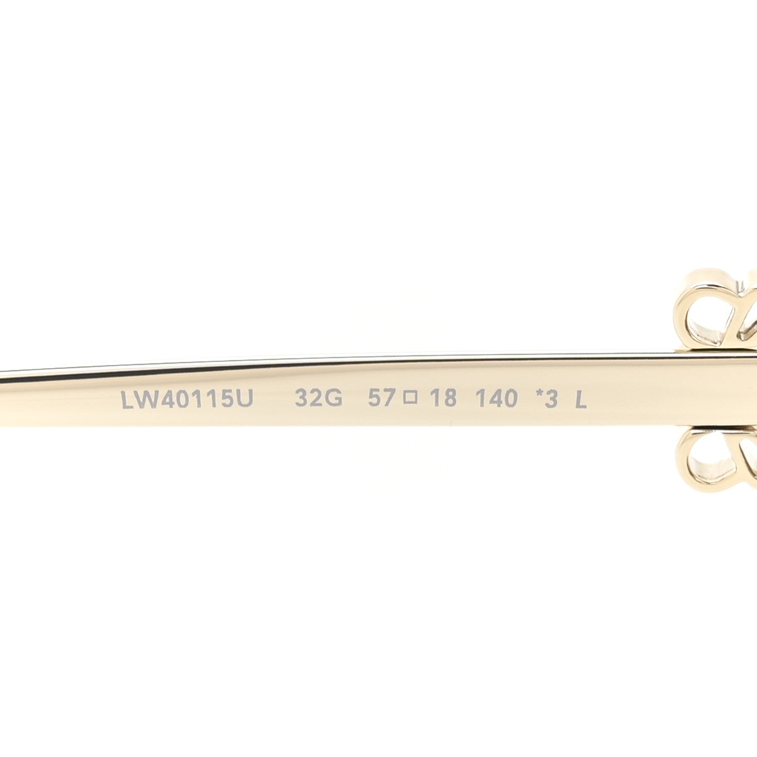 Loewe Metal Cat Eye Sunglasses LW40115U Gold Green 5 of 8