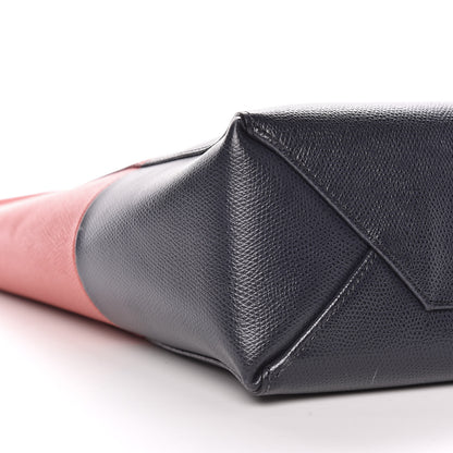 Celine Grained Calfskin Small Vertical Bi-Cabas Claycourt Dark Navy 8 of 9