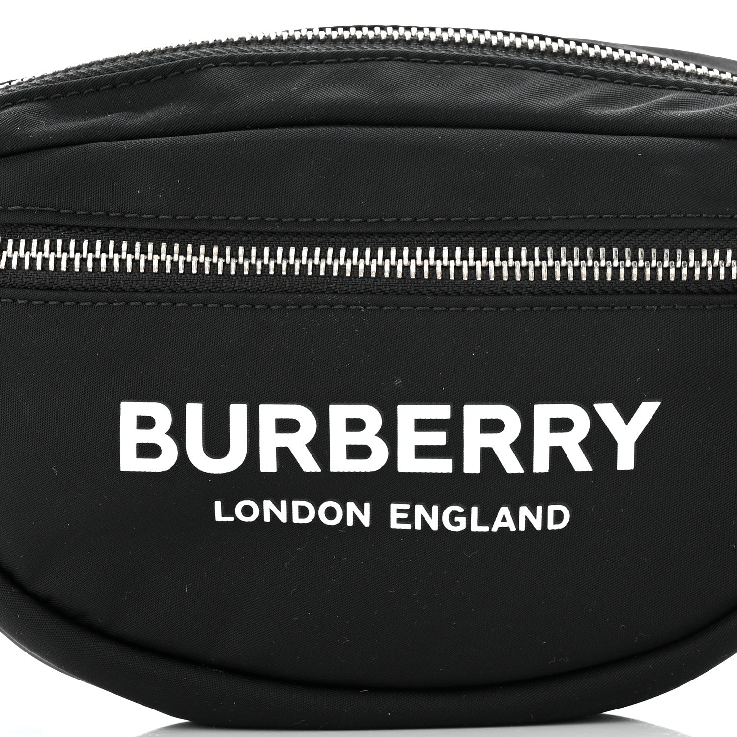 Burberry Econyl Logo Print Small Cannon Bum Bag Black 7 of 9
