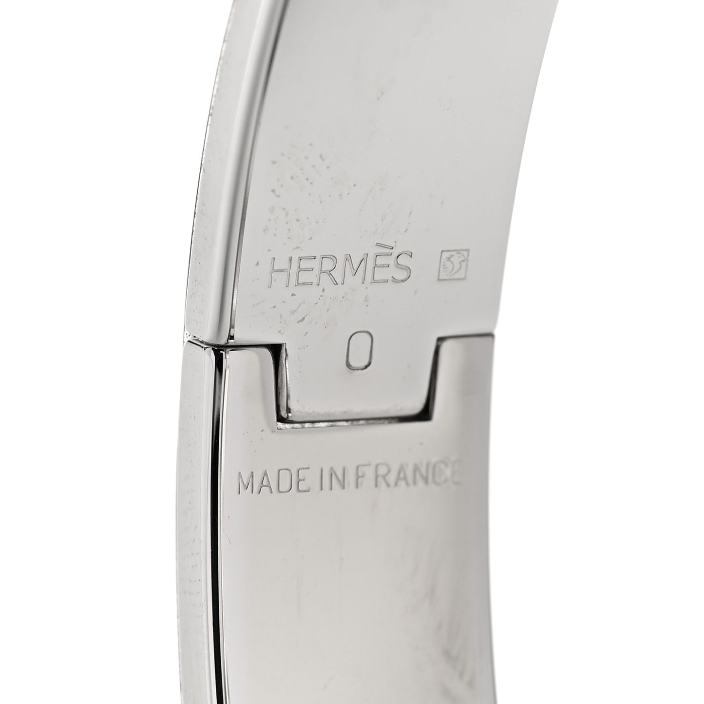 Enamel Narrow Clic Clac H Bracelet PM Rouge
