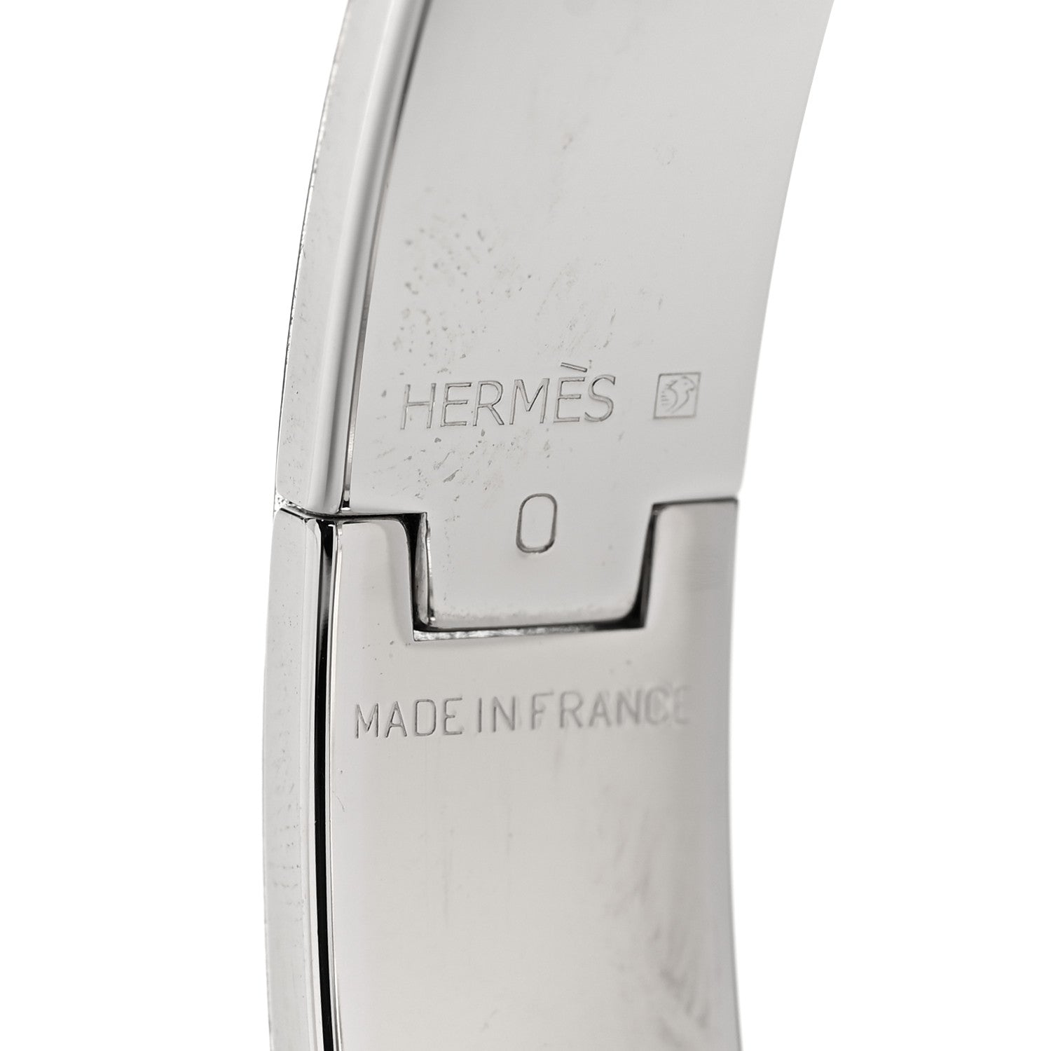 Hermes Enamel Narrow Clic Clac H Bracelet PM Rouge 4 of 5