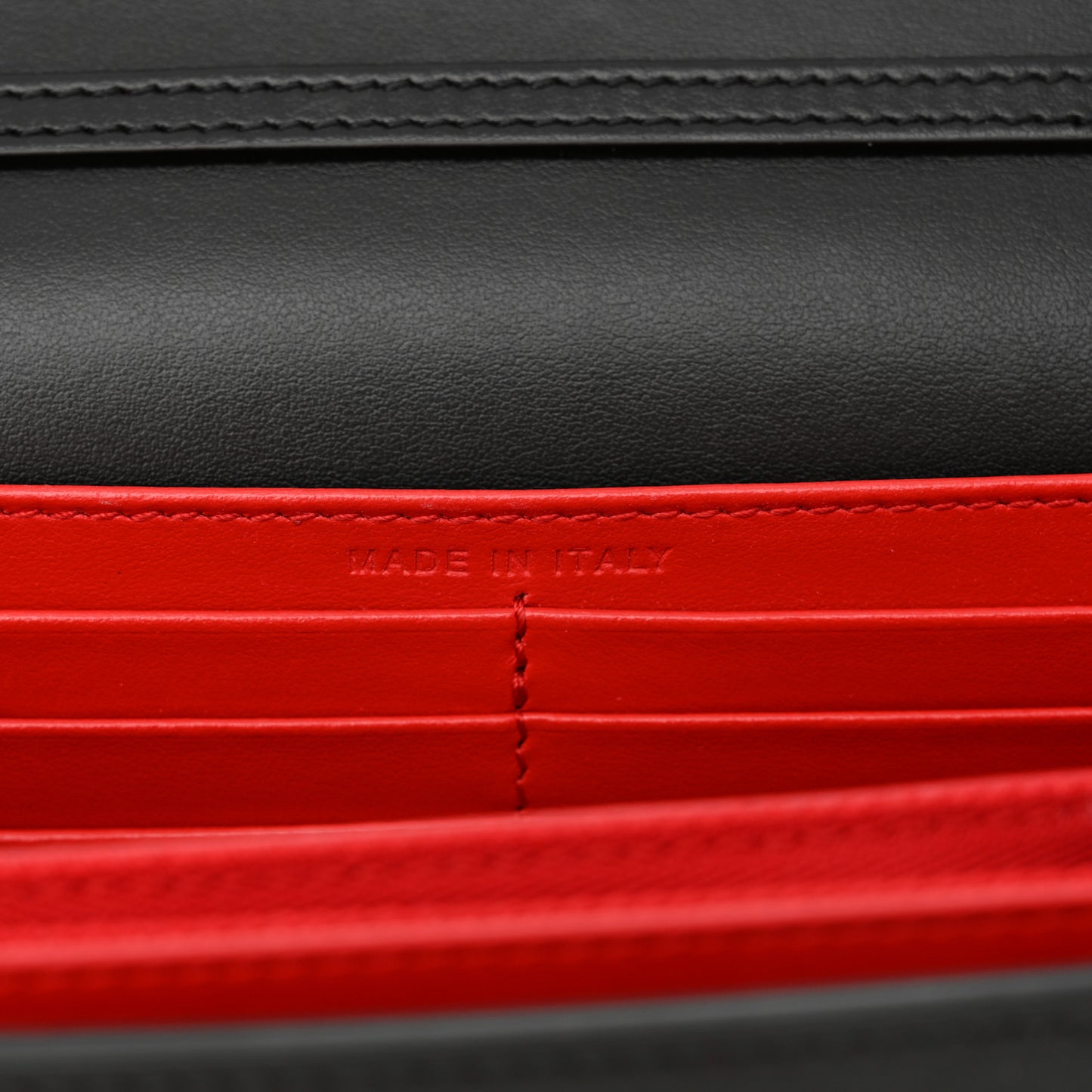 Calfskin Spikes Paloma Clutch Black Gunmetal