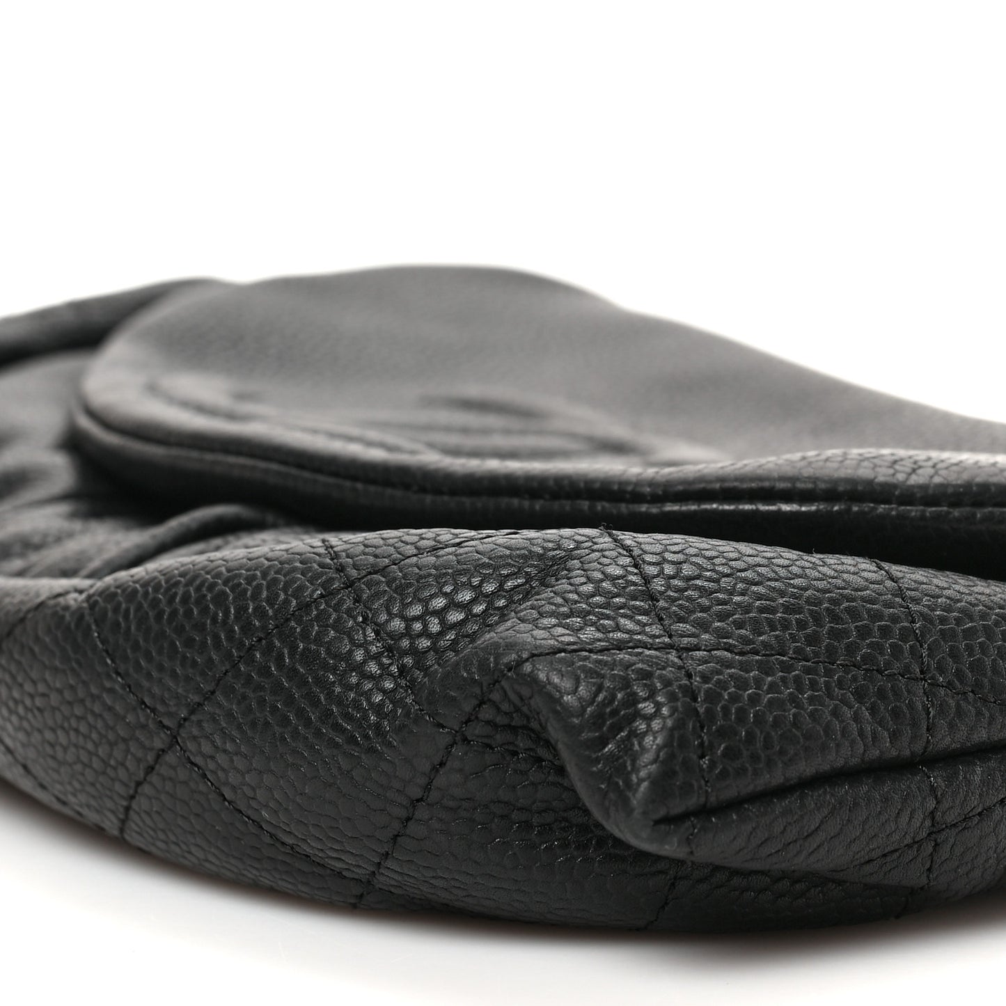 Caviar Half Moon Wallet On Chain WOC Black