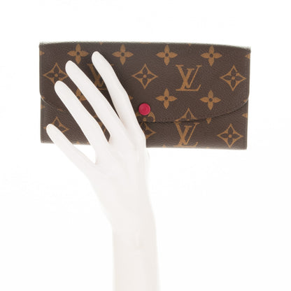 Louis Vuitton Monogram Emilie Wallet Fuchsia 2 of 6