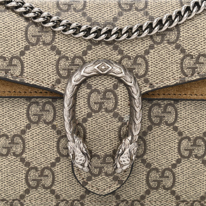 Gucci GG Supreme Monogram Super Mini Dionysus Shoulder Bag Taupe 7 of 9