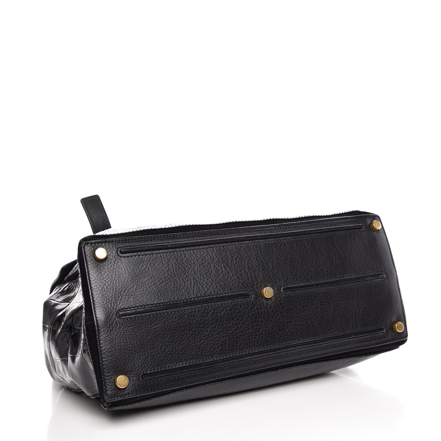 Saint Laurent Pony Hair Patent Large Muse Two Black 4 of 11