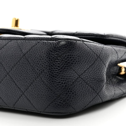 Chanel Caviar Quilted Mini Rectangular Flap Navy 10 of 12