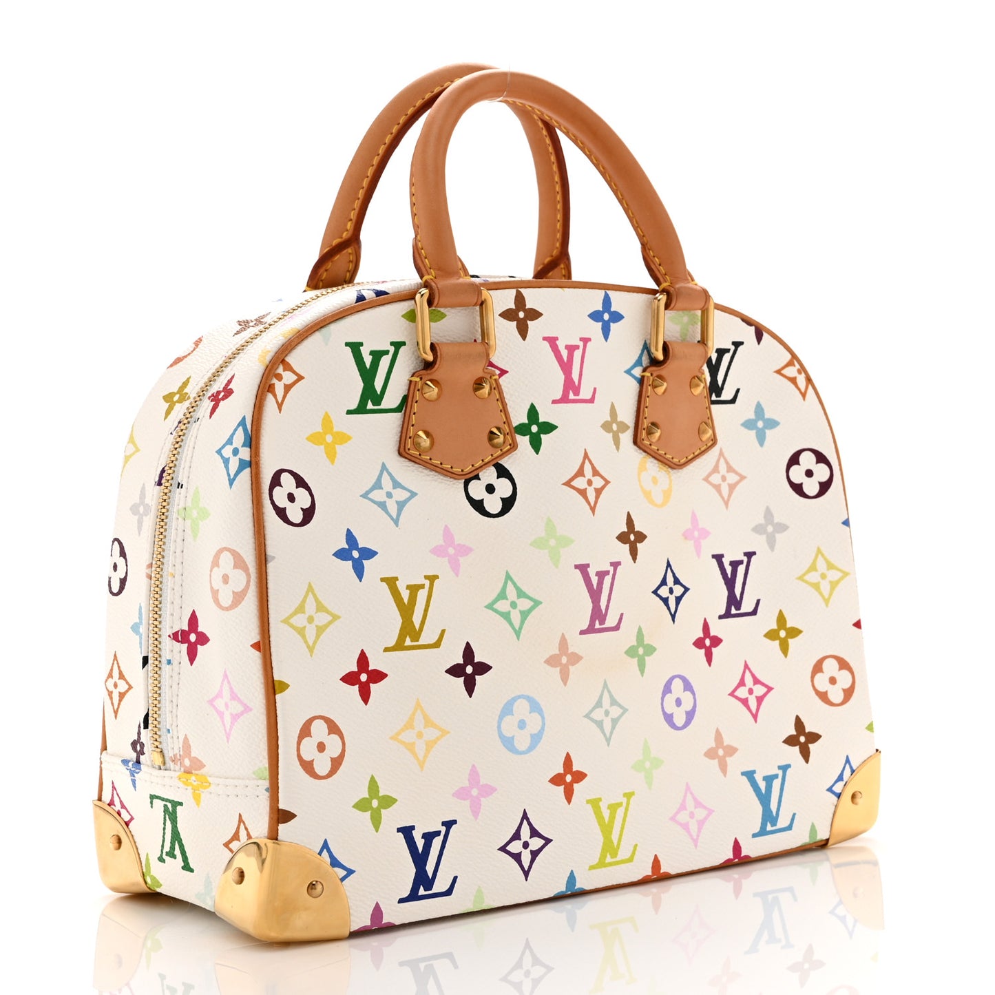 Monogram Multicolor Trouville White