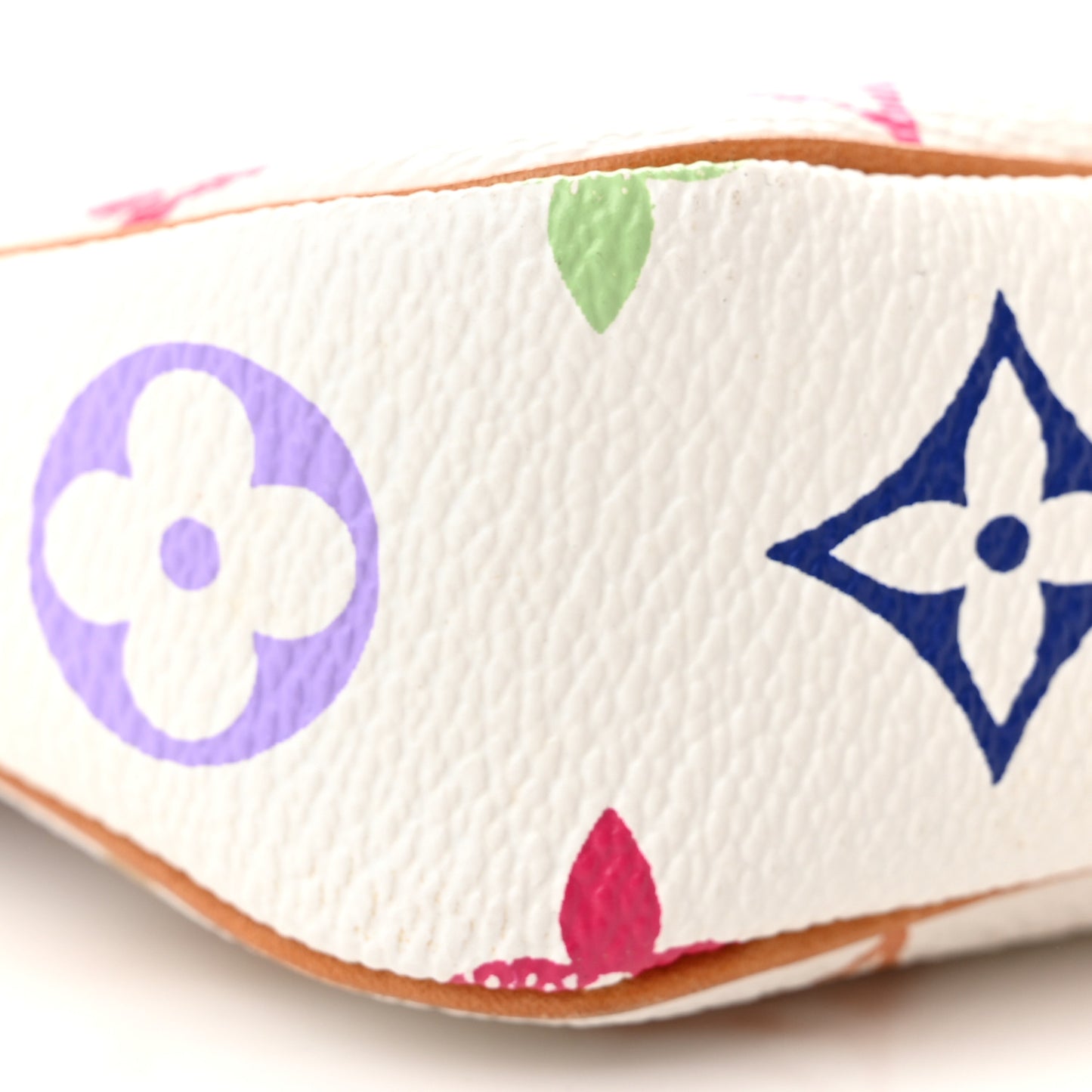 Monogram Multicolor Pochette Accessories White