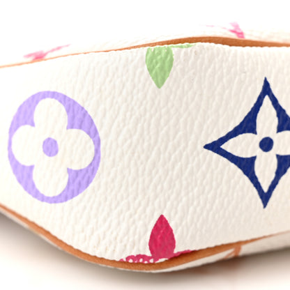Louis Vuitton Monogram Multicolor Pochette Accessories White 9 of 11
