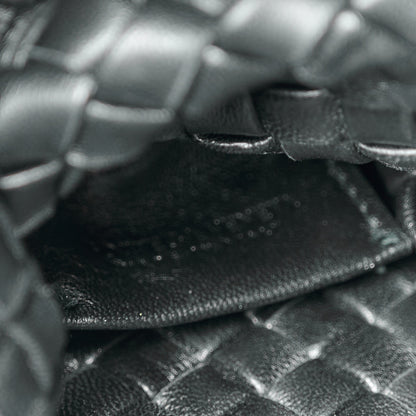 Bottega Veneta Nappa Intrecciato Crisscross Clutch Black 10 of 17