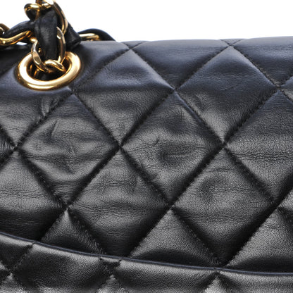 Chanel Lambskin Quilted XL Jumbo Single Flap Black 14 of 14