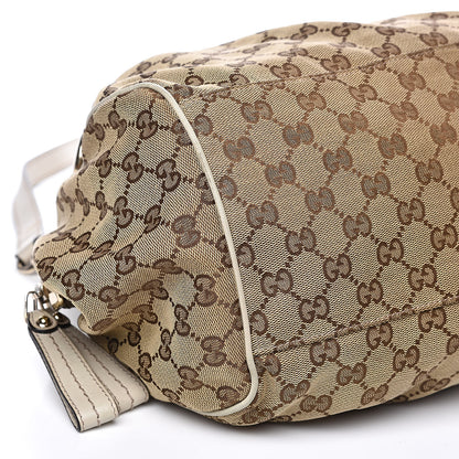 Gucci Monogram Medium Sukey Boston Off White 8 of 16