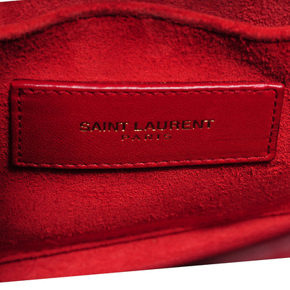 Saint Laurent Calfskin Nano Sac De Jour Lipstick Red 5 of 7