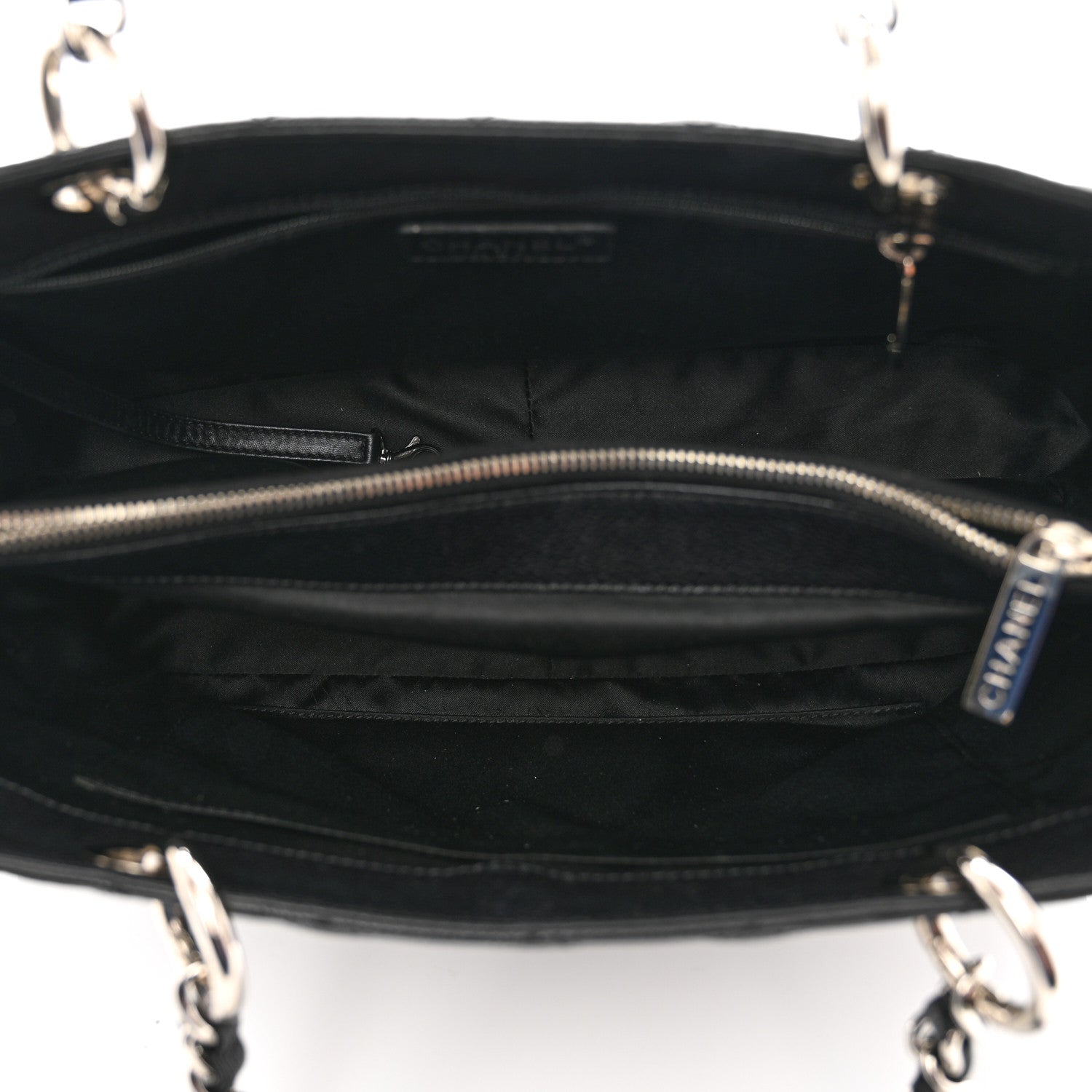 Chanel Caviar Quilted Grand Shopping Tote GST Black 5 of 10