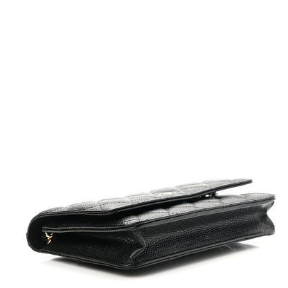 Chanel Caviar Quilted Wallet On Chain WOC Black 4 of 10