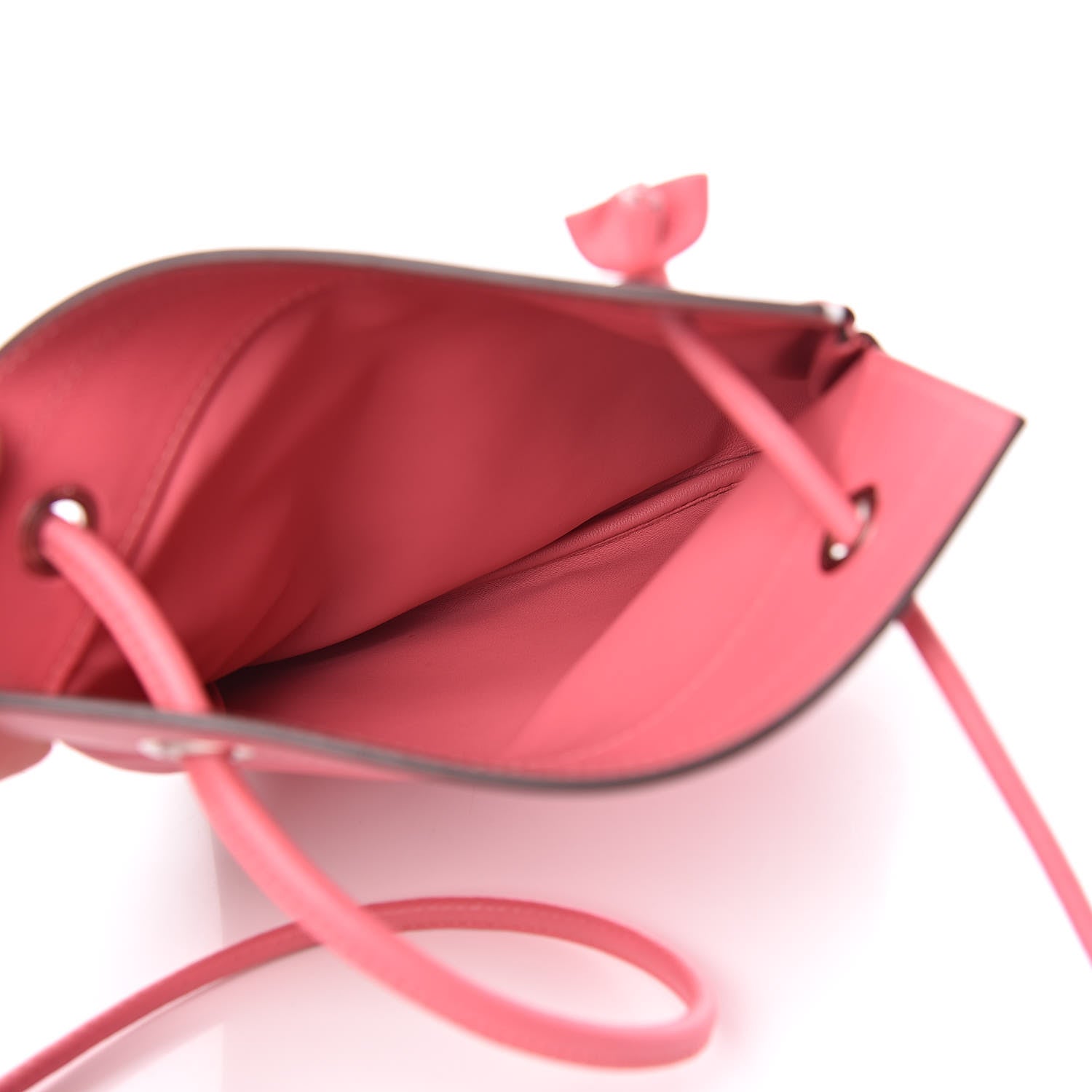 Hermes Milo Lambskin Swift Mini Aline Rose Azalee 7 of 13