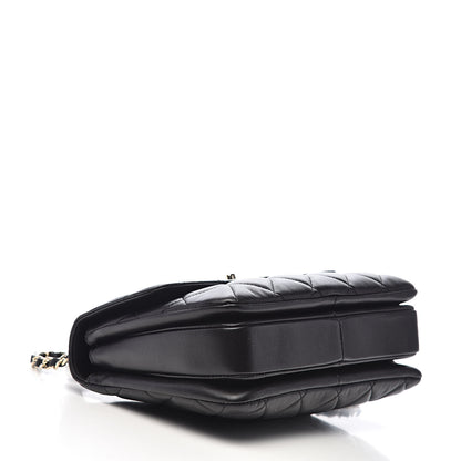 Chanel Lambskin Quilted Small Trendy CC Dual Handle Flap Bag Black 4 of 12