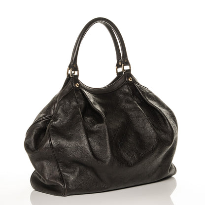 Gucci Guccissima Vitello Tender Large Sukey Tote Testa di Moro 3 of 6