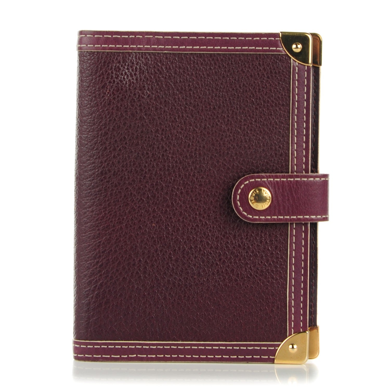 Louis Vuitton Suhali Small Ring Agenda Prune 1 of 8