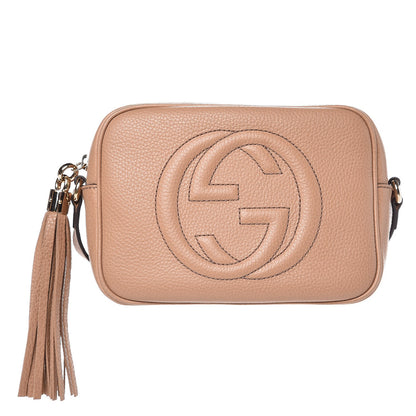 Gucci Pebbled Calfskin Small Soho Disco Bag Camelia 1 of 8